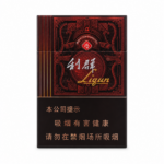 Liqun Sunshine Zun Mid cigarette packaging, front of the red and black pack on a white background