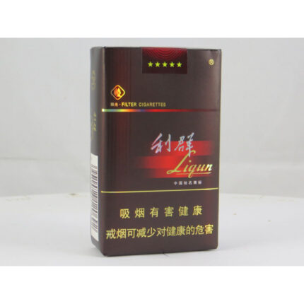 Liqun Soft Long-Filter red soft pack — back