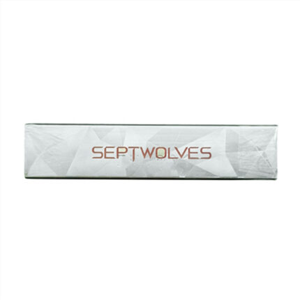 Septwolves Silver Mid-Slim hard pack carton — back