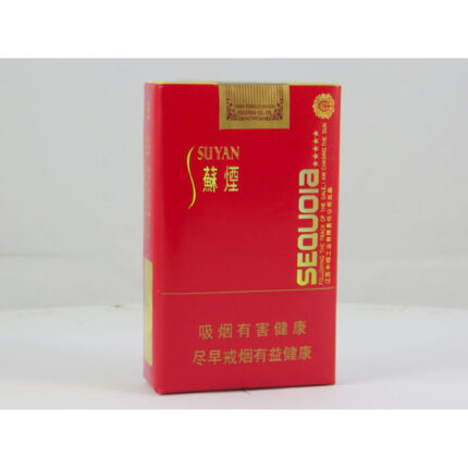 Suyan Wuxing Red Sequoia red soft pack — back