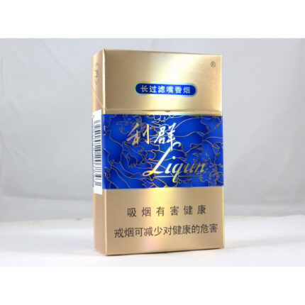 Liqun Guose Tianxiang blue hard pack — back